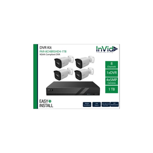 InVid Tech PAR-8CHBR5 8-Channel NVR