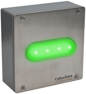 CyberData 011489 InformaCast Enabled Outdoor RGB Multi-Color Strobe
