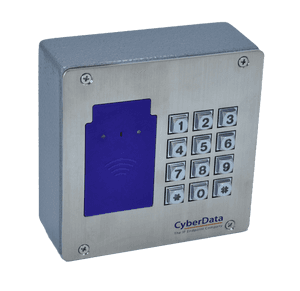 CyberData 011426 RFID and Keypad Secure Access Control Endpoint