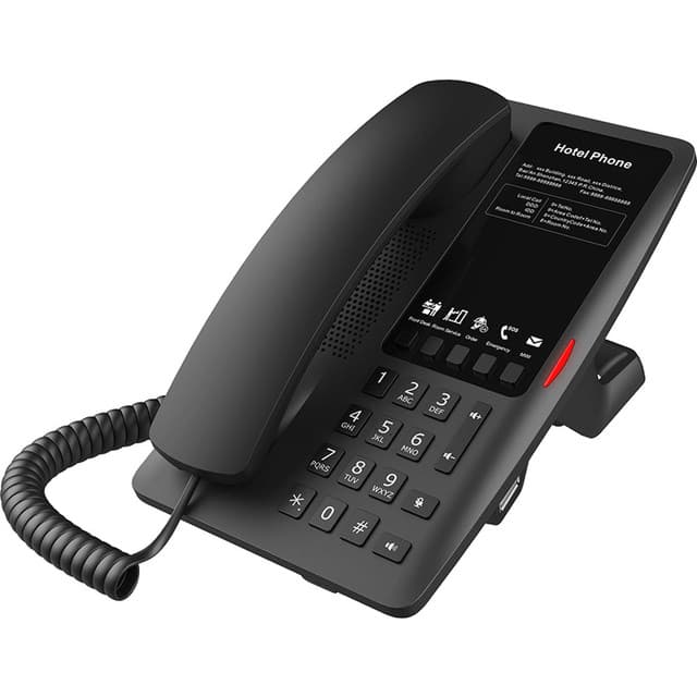 Fanvil H4W Black Hotel Wi-Fi IP Phone