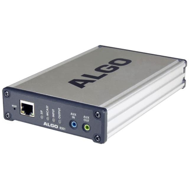 Algo 8301 IP Paging Adapter & Scheduler