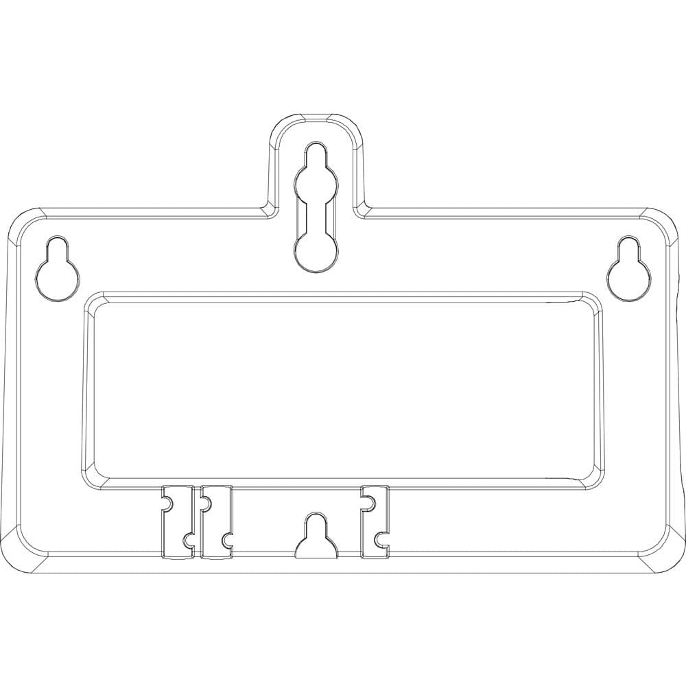 Yealink Wall Mount Bracket for T56A/T56B/T57W/T58A/T58V/T58B/T58W - 330100000033